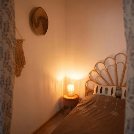 Joli Calme Vue Montagne Dans Le Centre *